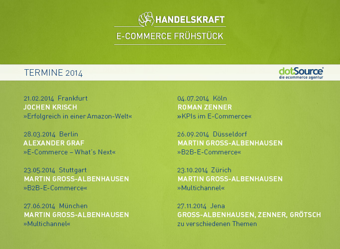 Handelskraft E-Commerce Frühstück 2014