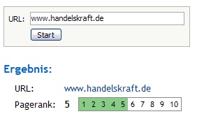 Handelskraft Page Rank