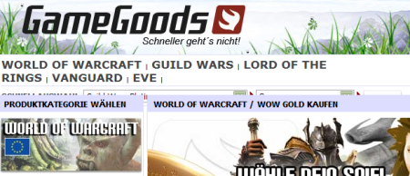 gamegoods.de gold wow world of warcraft