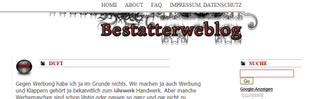 bestattung weblog blog bestatter