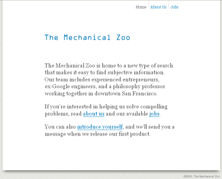 The Mechanical Zoo