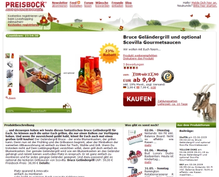 Preisbock Webdesign