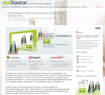 dotSource Magento Liveshopping-Solution