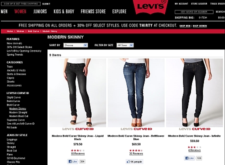 Levis Online Shop