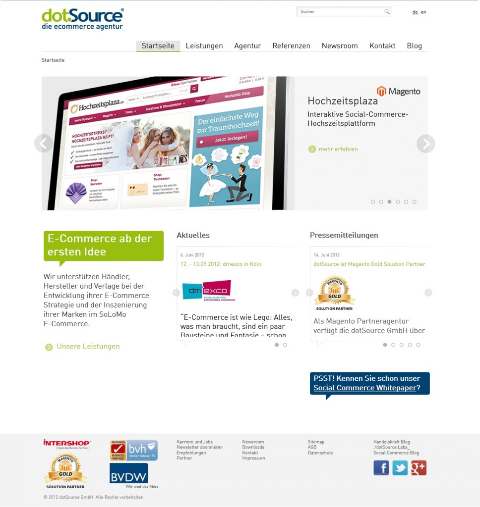 dotSource GmbH neue Webseite