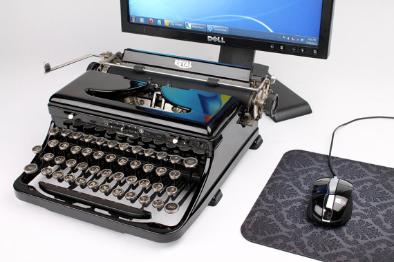 Schreibmaschine mit USB Anschluss