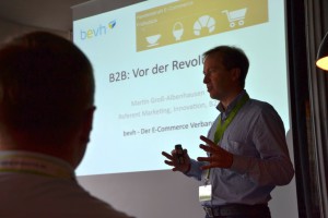 Martin Groß-Albenhausen auf dem B2B E-Commerce Frühstück