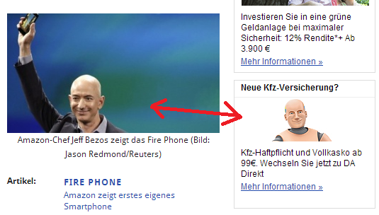 Jeff Bezos Werbefail