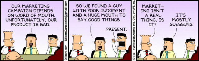 Dilbert on Marketing