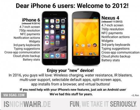 iPhone 6 vs. Nexus