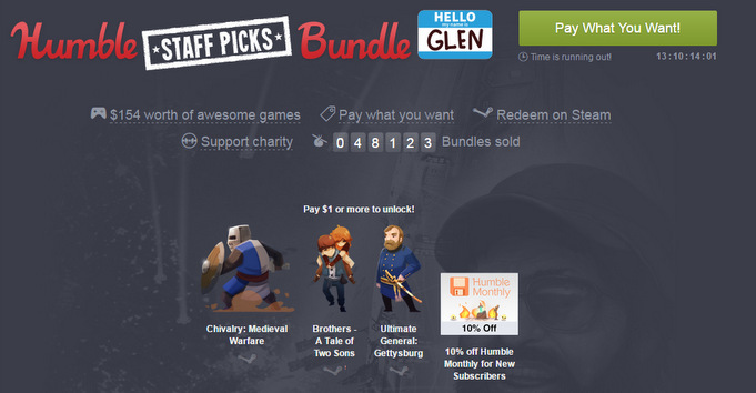 Pay what you want bei Humble Bundle