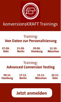 Trainings von konversionsKRAFT