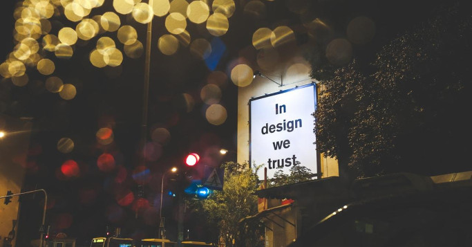 city lights trust in design plakat