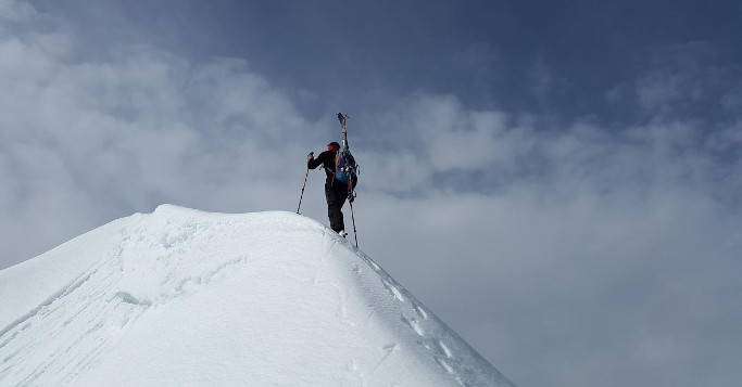 gipfelstürmer ski. schnee