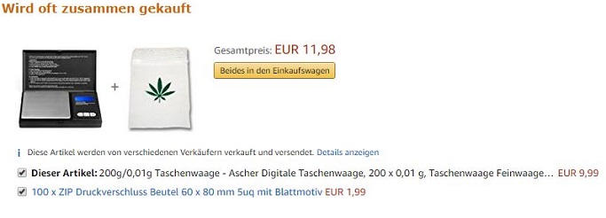 Amazon Suchanfrage