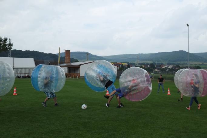 teamevent 2019, dotsource, bubble soccer