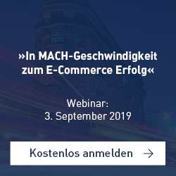 Webinar in MACH-Geschwindigkeit zum E-Commerce Erfolg