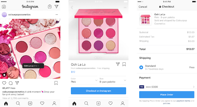 Social Commerce auf Instagram, Pinterest und Facebook