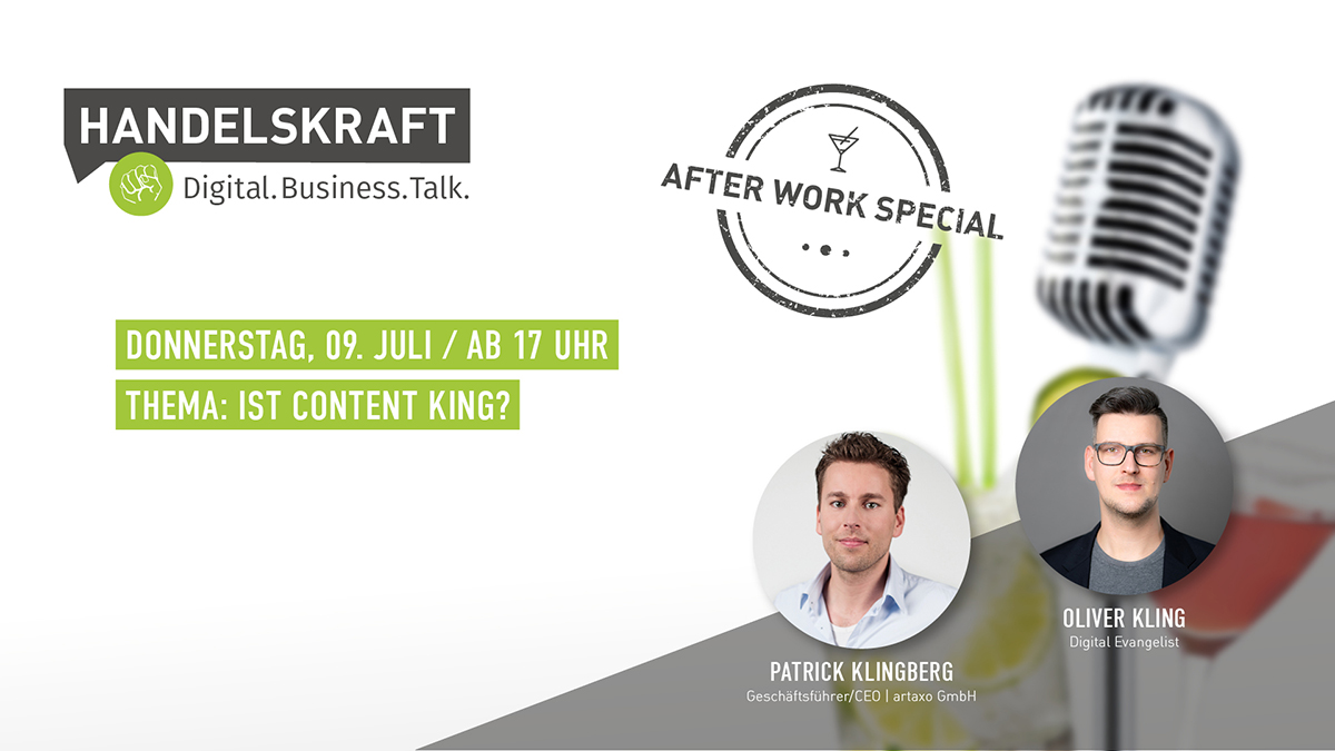 Content, Content, Content! – Patrick Klingberg am Donnerstag im Talk