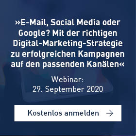 Jetzt kostenfrei zum Webinar anmelden!