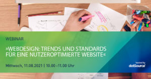 »Webdesign: Trends und Standards für eine nutzerzentrierte Website« [Webinar]