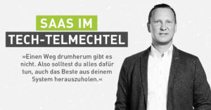 SaaS boomt, der Lock-In-Effekt auch: Die Gedanken eines CEO im Tech-telmechtel [Interview]