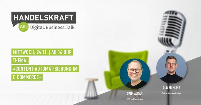 Digital Business Talk Content Automation AX Semantics Siam Alkan