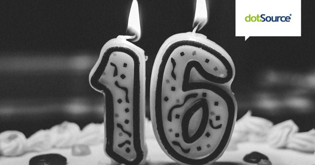 Sweet Sixteen: dotSource feiert 16 Jahre Digital Success right from the Start