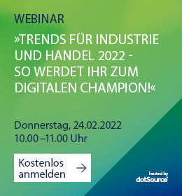 Trends für Industrie und Handel 2022 Webinar