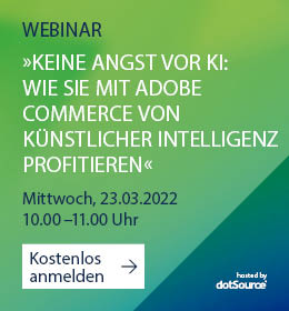 Keine Angst vor KI Wie ihr mit Adobe Commerce von künstlicher Intelligenz profitiert Webinar