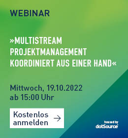 Multistream Projektmanagement koordiniert aus einer Hand Webinar