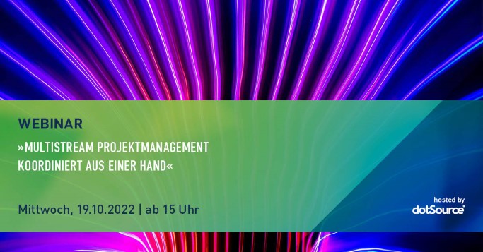 Multistream Projektmanagement koordiniert aus einer Hand Webinar