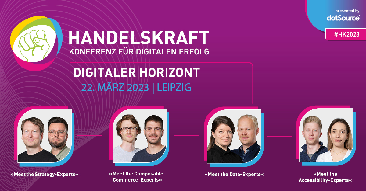 Handelskraft Konferenz 2023: »Meet the Experts« und sprich Klartext über dein Business