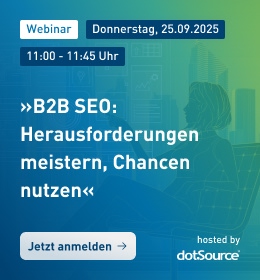 Webinar »B2B SEO: Herausforderungen meistern