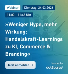 Webinar »Weniger Hype