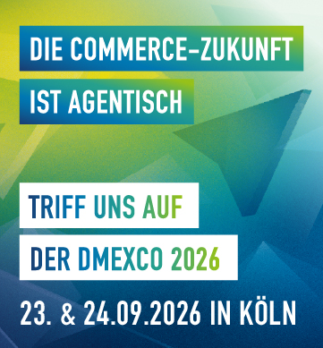 Die Commerce-Zukunft ist agentisch. Triff uns auf der DMEXCO 2026.